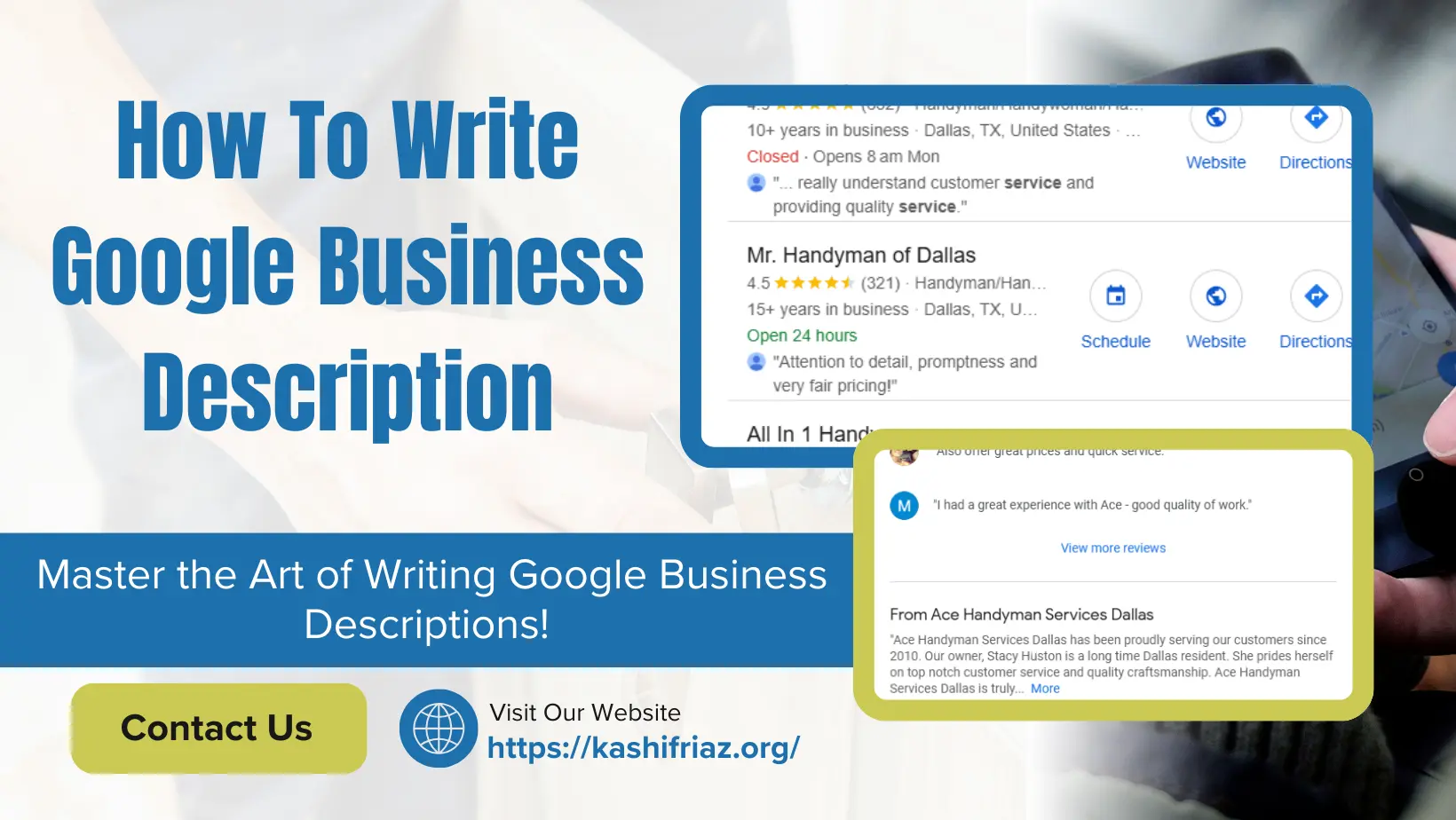 How To Write Google Business Description